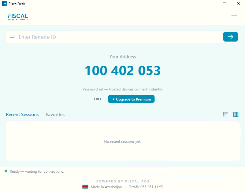 FiscalDESK — tətbiq